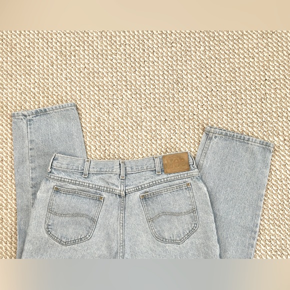 Vintage Lee 90’s Jeans High  Rigid Straight 🔥 Light Wash - Picture 6 of 15